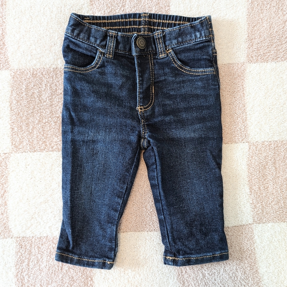 Old Navy Straight Leg Jeans, 6-12m